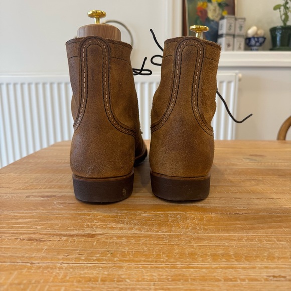 Red Wing Shoes Brown Leather Men's Boots - Picture 4 of 8